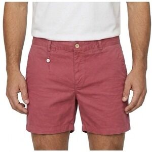 SOUTHERN TIDE Channel Marker II Chino Shorts W36 Coral Vacation Resortwear Golf